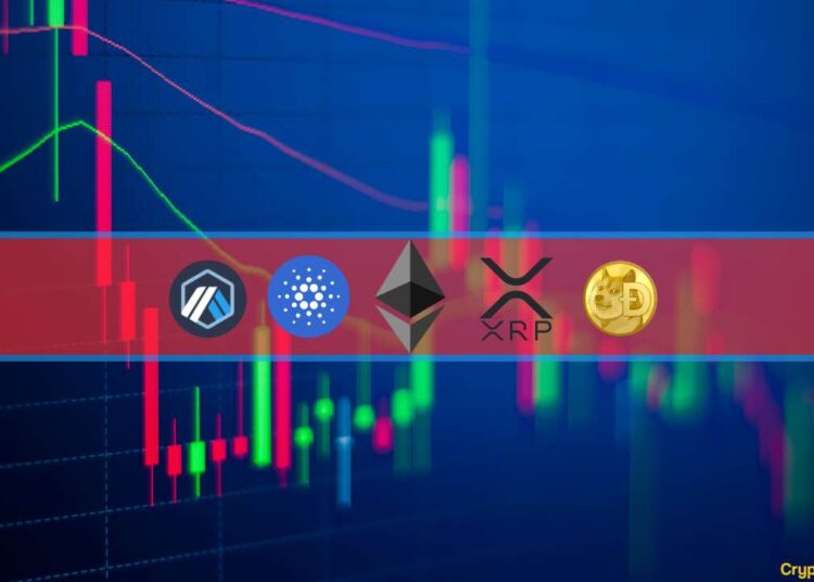 Crypto Price Analysis Apr-14: ETH, XRP, ADA, DOGE, ARB