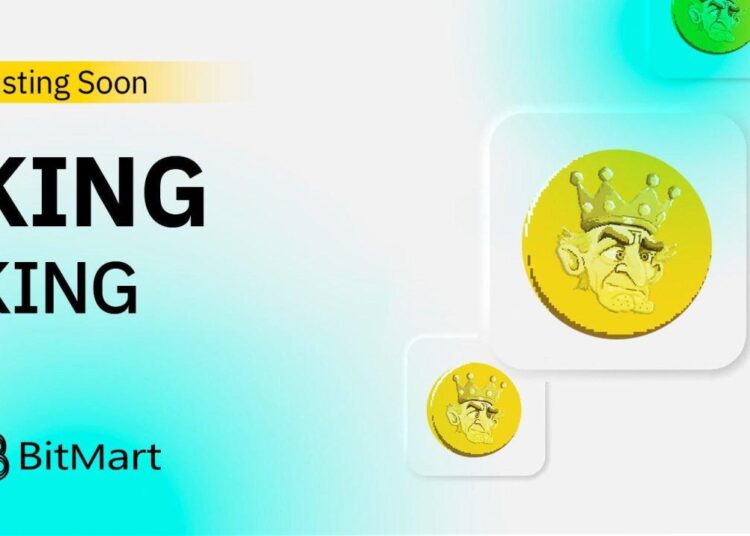 $KING, Solana’s Answer To Ethereum’s $PEPE, Lists on BitMart Exchange