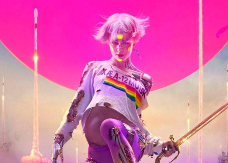 Legendary fashion photographer Chen Man chooses Grimes as her mus…