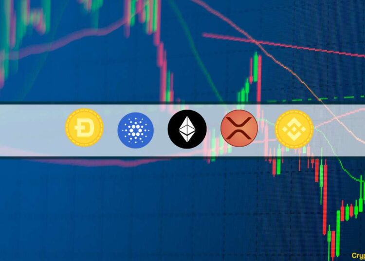 ETH, XRP, ADA, BNB, and DOGE