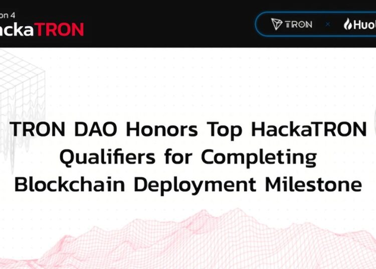 TRON DAO Honors Top HackaTRON Qualifiers for Completing Blockchain Deployment Milestone