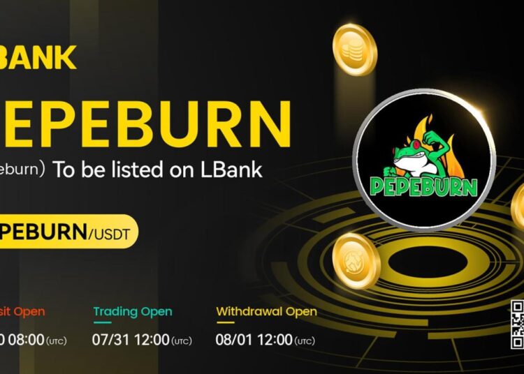 Pepeburn (PEPEBURN) Is Now Available for Trading on LBank Exchange