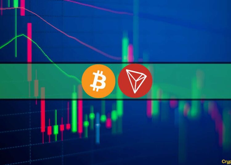 Tron (TRX) Soars 8% Daily While Bitcoin Flatlines at $30K (Market Watch)