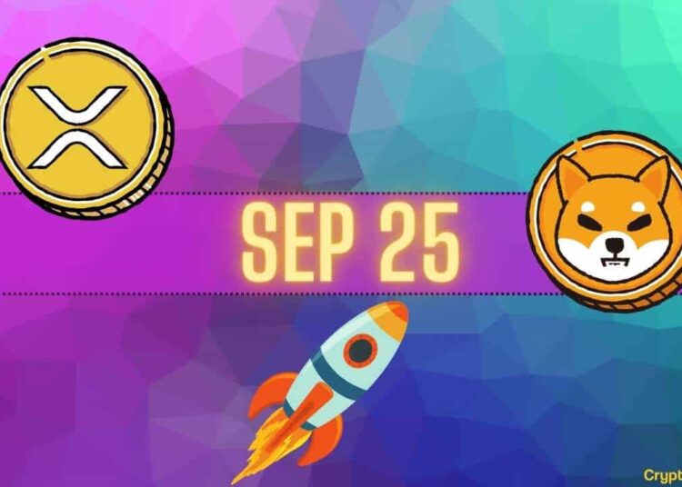 Ripple (XRP) to $1 and Airdrop Details, Silly SHIB Speculation, and More: Bits Recap Sep 25th