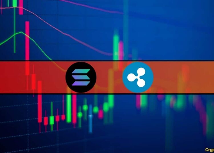Solana (SOL) Nosedives 8% Weekly, Ripple (XRP) Drifts Below $0.5: Market Watch