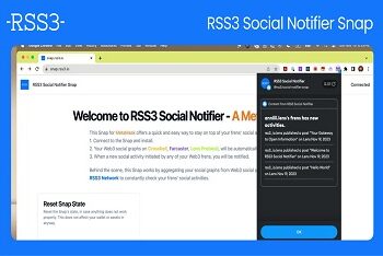RSS3 aggregating Farcaster & Lens to MetaMask Snap
