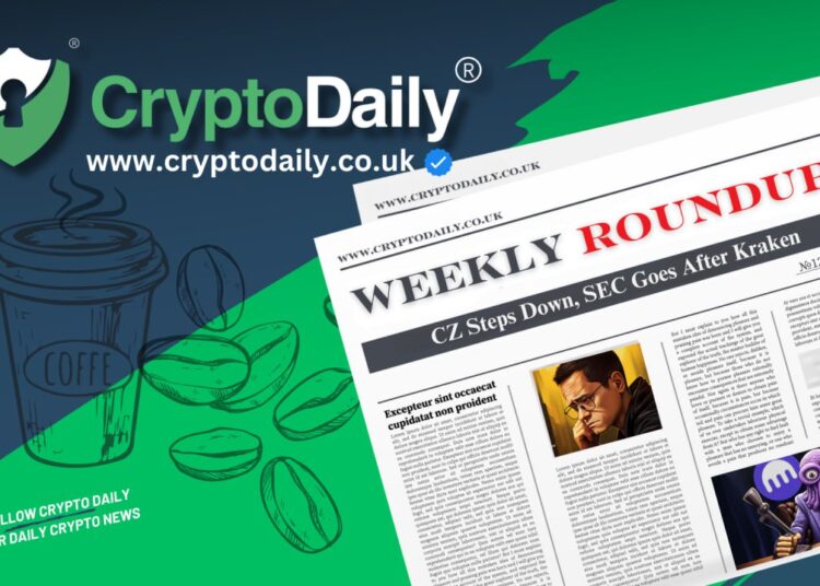 Crypto Weekly Roundup: CZ Steps Down, SEC Goes After Kraken, And More