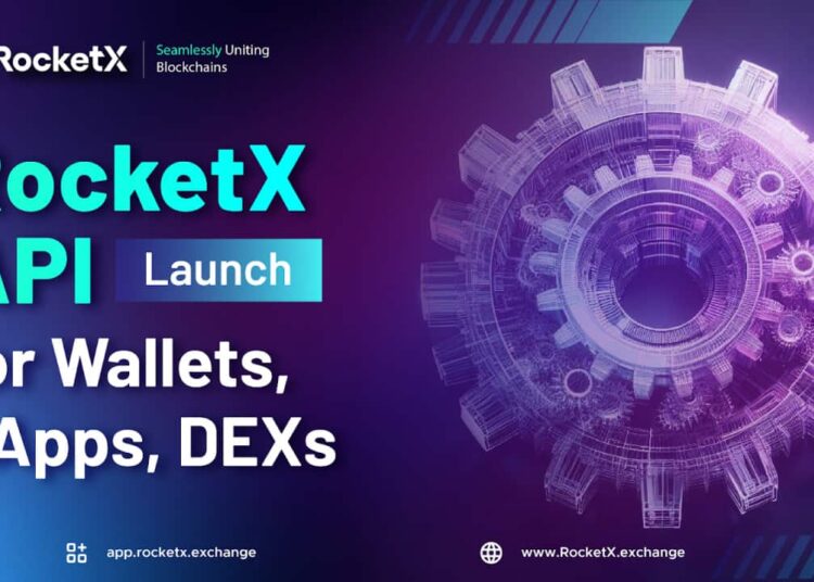 RocketX Launches Its API In Beta, Allowing Multichain Crypto Asset Swaps For Any dApp