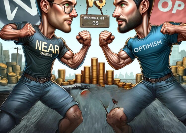 NEAR Protocol (NEAR) vs. Optimism (OP): Who Will Hit $3 First By Year-End?