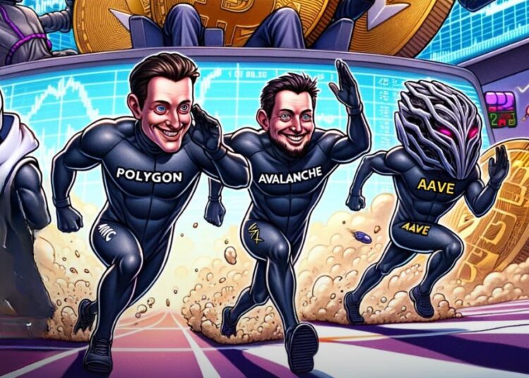 While Bitcoin Stumbles, Get Ready for Polygon (MATIC), Avalanche (AVAX) and Aave (AAVE) as 2024's Top Altcoins