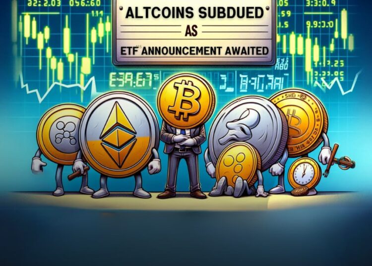 Altcoins subdued as ETF announcement awaited
