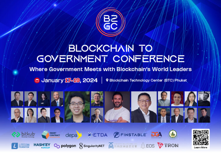 Phuket to Pioneer Blockchain Mass Adoption in Thailand with B2GC: Blockchain to Government Conference