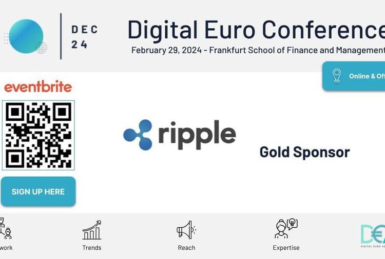 Ripple Labs se Suma como Patrocinador Oro a la Conferencia Digital Euro 2024