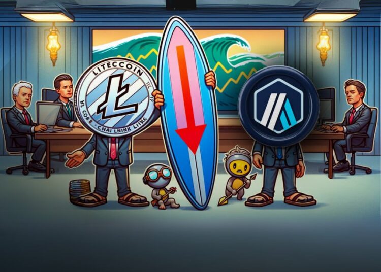 As Litecoin (LTC) Faces a 15% Weekly Slump, Can Chainlink (LINK) and Arbitrum (ARB) Navigate the Bitcoin ETF Wave?