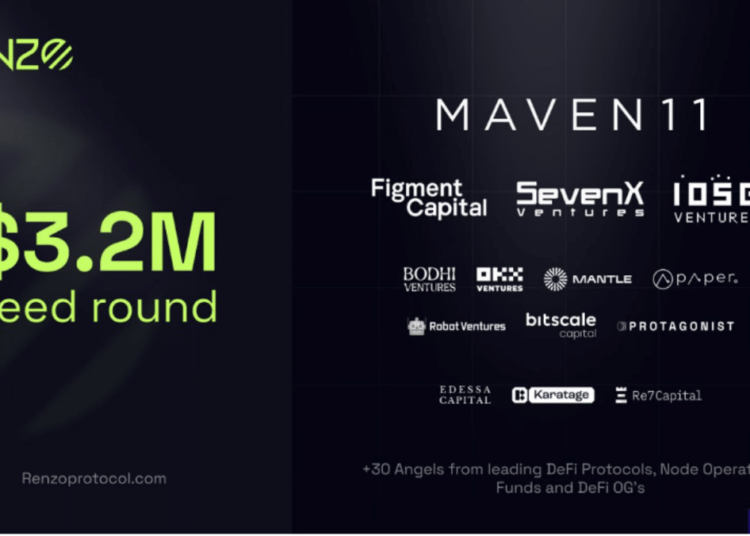 Renzo Secures $3.2 Million in Seed Funding for its Liquid Restaking Protocol