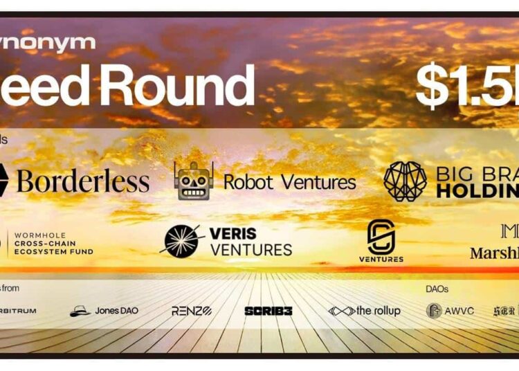 Borderless Capital Leads $1.5M Seed Round For Synonym Finance to Deliver Robust, Flexible Cross-Chain DeFi Lending
