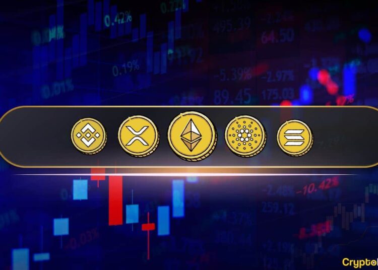 Crypto Price Analysis Jan-12: ETH, XRP, ADA, SOL, and BNB
