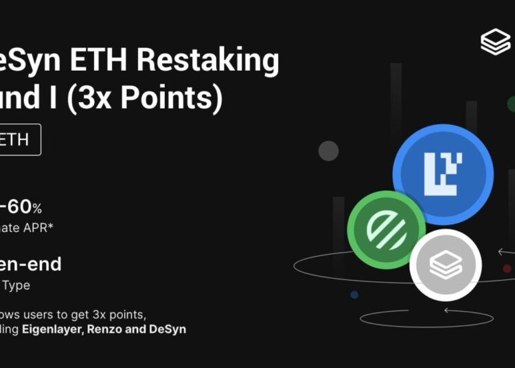 Decentralized Fund Management Platform DeSyn Launch Liquidity Restaking Fund, Enjoy triple points for Eigenlayer, Renzo, and DeSyn