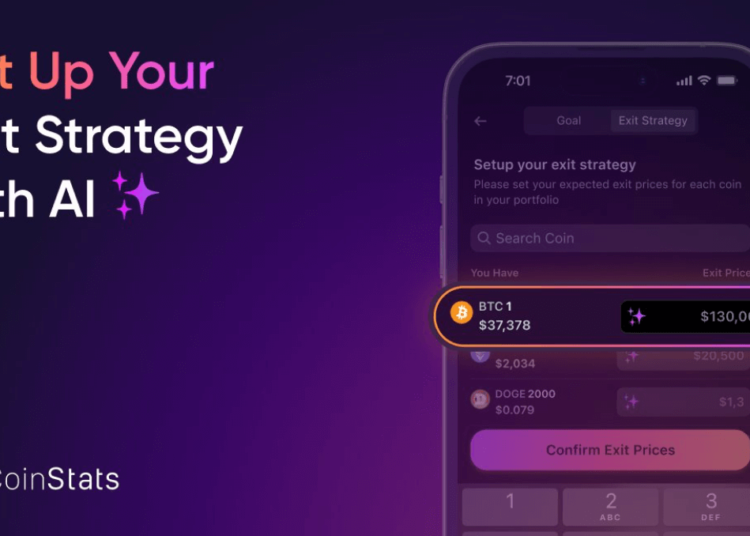 CoinStats Launches AI-powered Exit Strategy Feature to Maximize User Profits