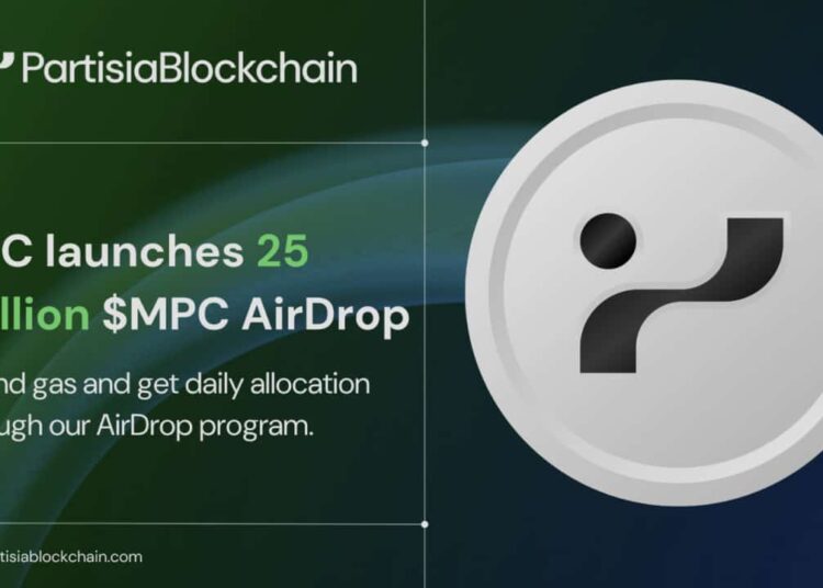 Partisia Blockchain Propels Innovation with 25 Million MPC Token AirDrop Campaign