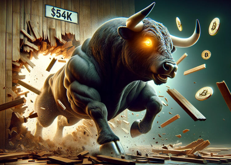 Bitcoin Breaks $54,000 Barrier for First Time Since 2021, Eyes Historic Highs Ahead of Halving Event