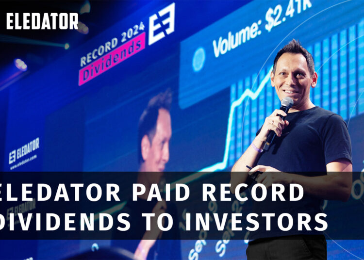 Eledator Announces Record-Breaking Investor Payout