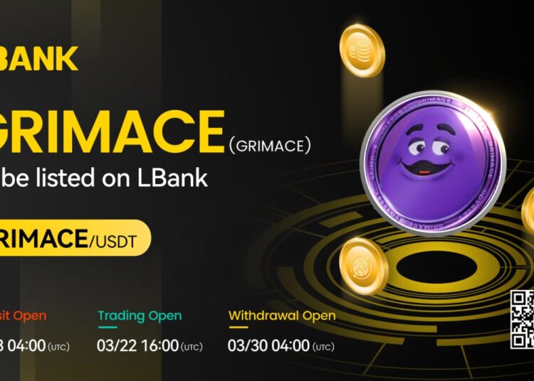GRIMACE (GRIMACE) Is Now Available for Trading on LBank Exchange