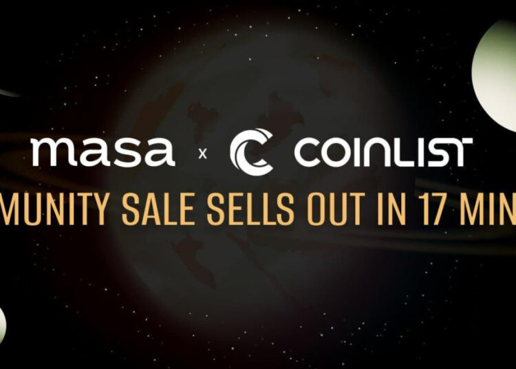 Masa Network Completes Its CoinList Community Sale in Just 17 Minutes