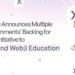 XCAD Announces Multiple Governments’ Backing for New Initiative to Expand Web3 Education