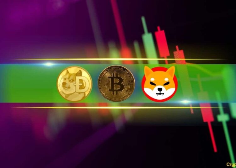 Bitcoin Slumps to 10-Day Lows, DOGE and SHIB Among the Double-Digit Losers (Weekend Watch)