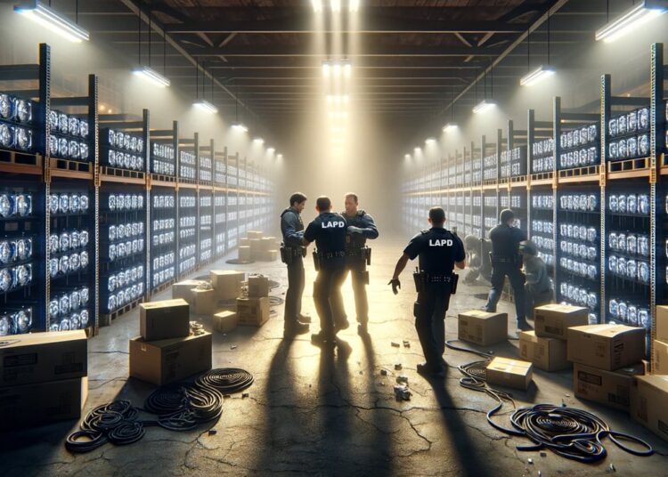 LAPD Recovers $6.9 Million Worth of Stolen Bitcoin Mining Rigs, Suspects in Custody