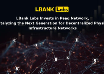 LBank Labs Invests in Peaq Network, Catalyzing the Next Generation for Decentralized Physical Infrastructure Networks
