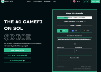 New Cryptocurrency Project Mega Dice (DICE) Launches Public Token Presale
