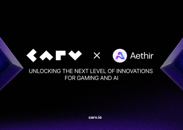 CARV and Aethir Partner to Power Next-Gen Gaming and AI, Offering Reciprocal Rewards Between Communities
