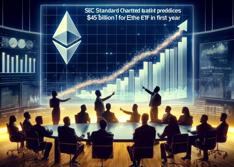 SEC Standard Chartered Analyst Predicts $45 Billion Inflow for Ether ETF in First Year