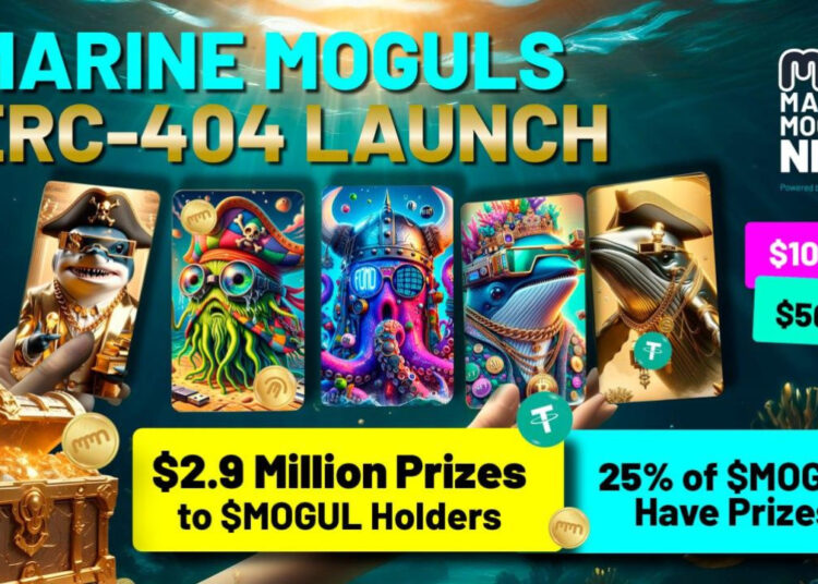 Marine Moguls ERC-404 Launch with $2.9 Million in Prizes for Token Holders