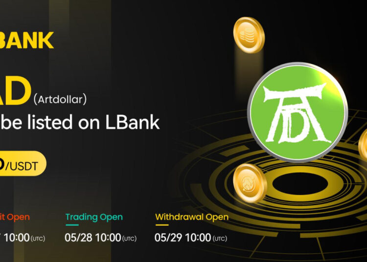 Artdollar (AD) Is Now Available for Trading on LBank Exchange