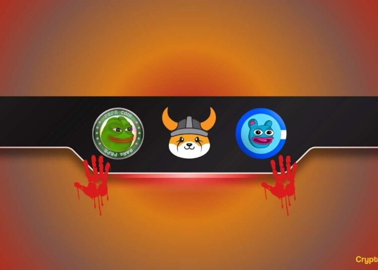 PEPE, FLOKI, and BRETT Among the Poorest Perfomers