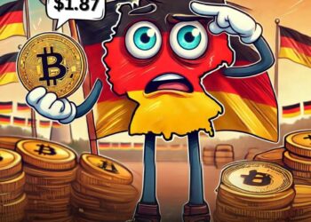 German government Bitcoin (BTC) holding now worth $1.87