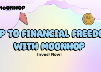 MOONHOP's Whimsical Roadmap Draws Early Crowds; FLOKI and 5thScape Struggle to Keep Pace