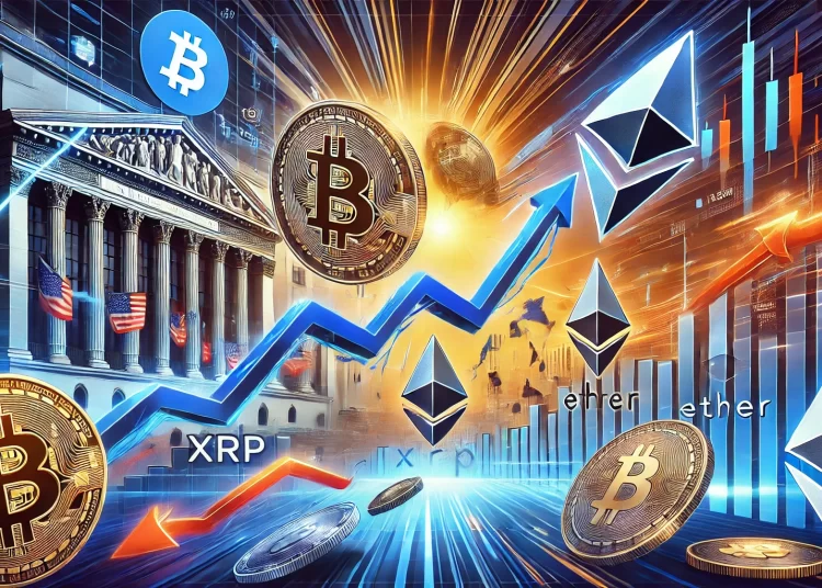 Bitcoin and XRP Resilient Amid Tech Stock Rout; Ether Slides After ETF Launch