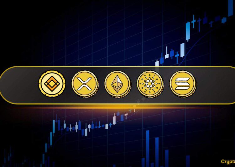 Crypto Price Analysis August-16: ETH, XRP, ADA, BNB, and SOL