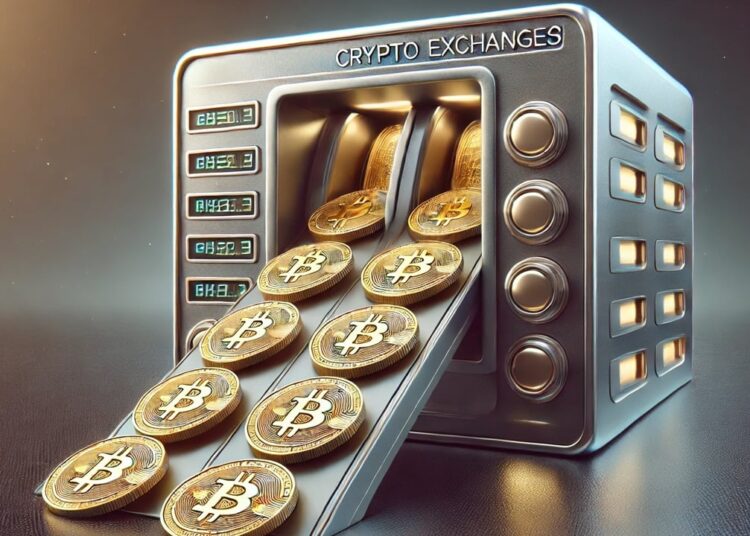 Bitcoin Reserves on Exchanges Hit 5-Year Low With $5.96B Withdrawn in 30 Days