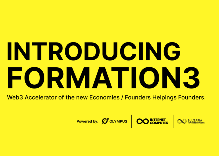 ICP HUB Bulgaria Unveils Formation3:  A Web3 Accelerator of the New Economies