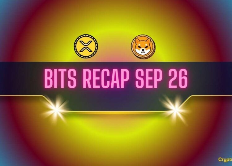 Bullish Ripple (XRP) Price Predictions, Shiba Inu (SHIB) Developments, and More: Bits Recap Sep 26