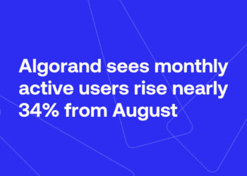 Algorand Sees Monthly Active Users Rise Nearly 34% From August
