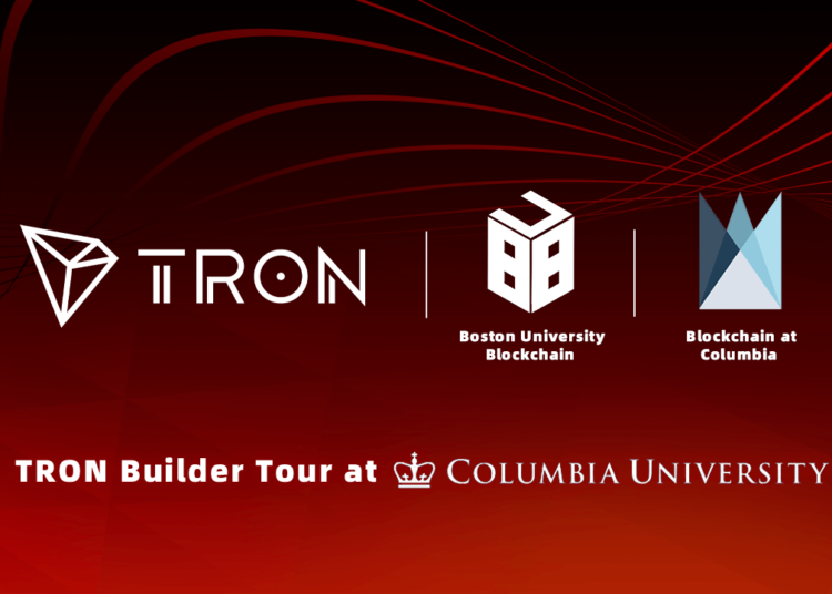 TRON DAO Hosted the TRON Builder Tour at Columbia University With Blockchain at Columbia and Boston University Blockchain