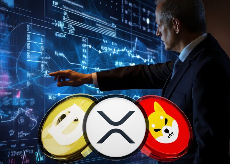 DOGE Set To Reverse, SHIB Flashes Key Pattern, XRP Nears The End