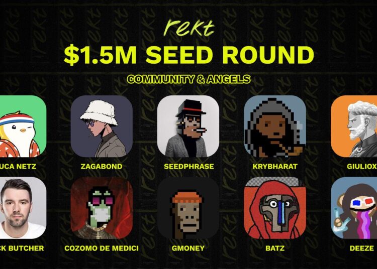 Rekt Raises $1.5M Seed Round Backed by Angels and Community, Following Sell-Out Success of Rekt Drinks