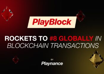 PlayBlock Rockets to #8 Globally in Blockchain Transactions and Turnover Following DappRadar Listing